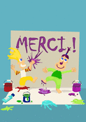 Cr&eacute;ation color&eacute;e pour dire merci !